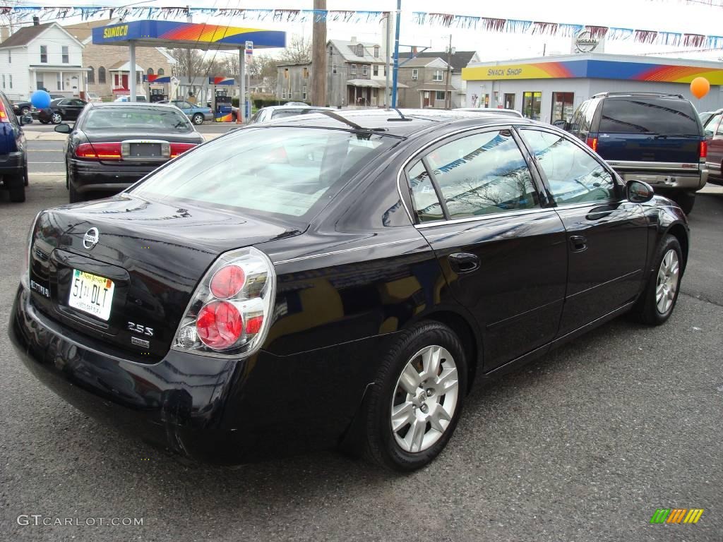 2006 Altima 2.5 S Special Edition - Super Black / Frost photo #5