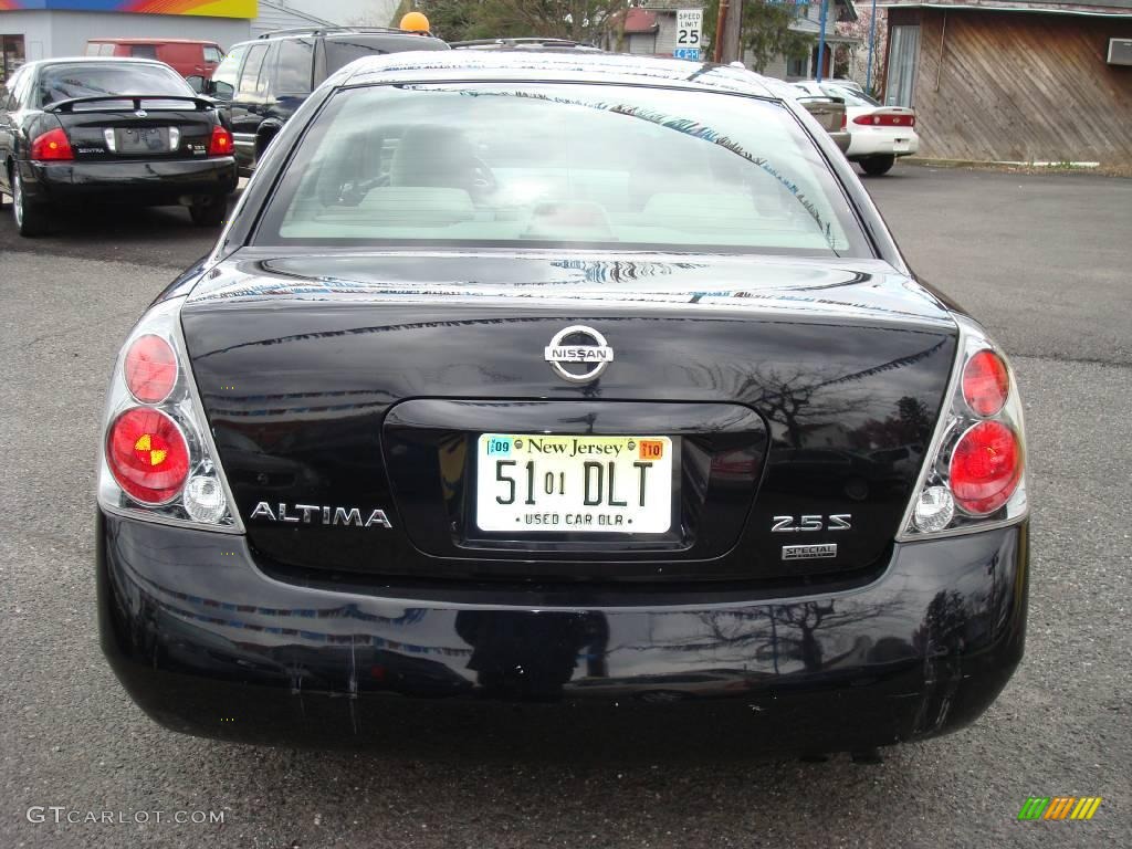 2006 Altima 2.5 S Special Edition - Super Black / Frost photo #6