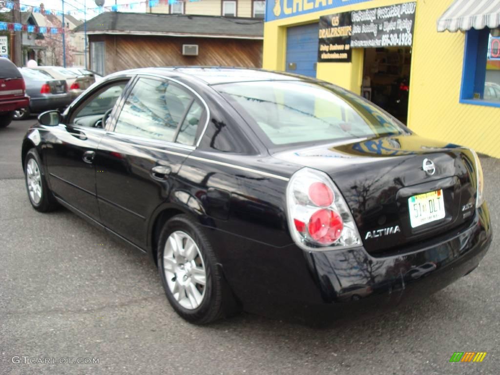 2006 Altima 2.5 S Special Edition - Super Black / Frost photo #7