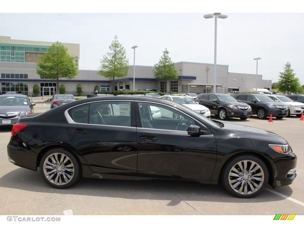 Crystal Black Pearl 2017 Acura RLX Technology Exterior Photo #116863395