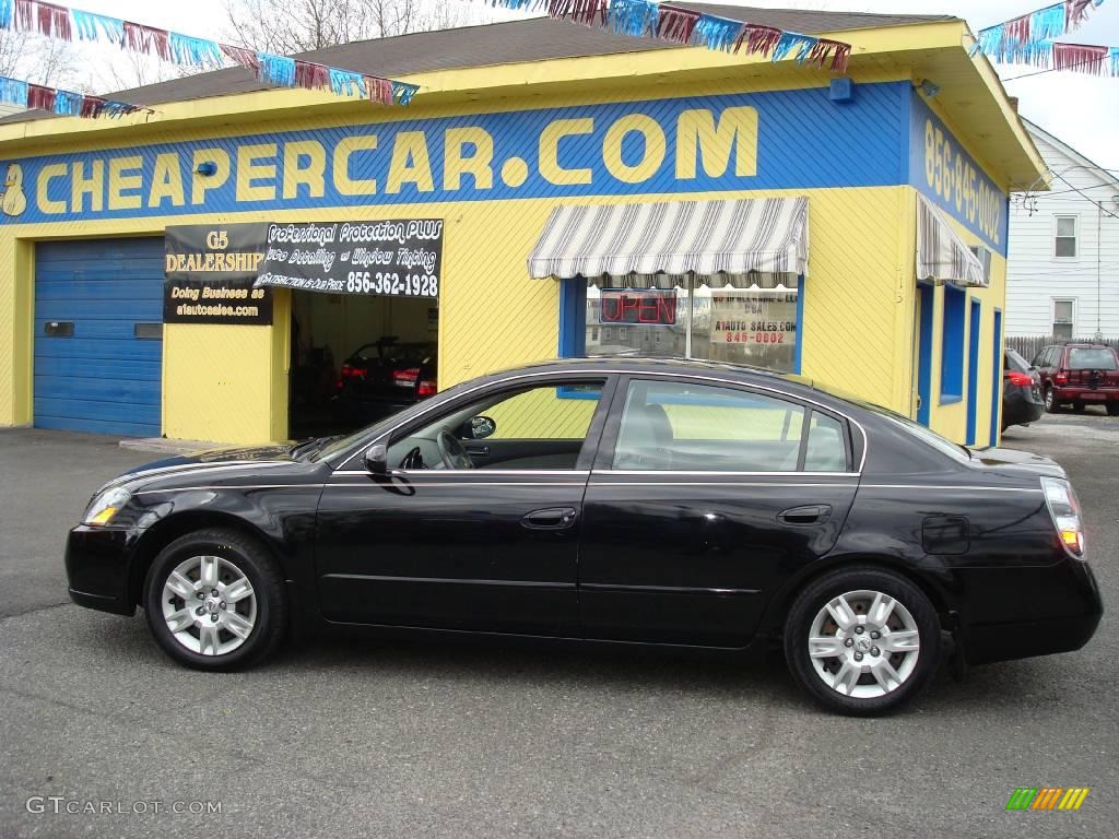 2006 Altima 2.5 S Special Edition - Super Black / Frost photo #8
