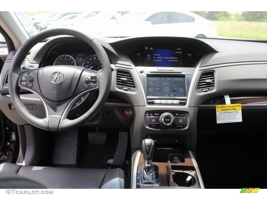 2017 Acura RLX Technology Ebony Dashboard Photo #116863413