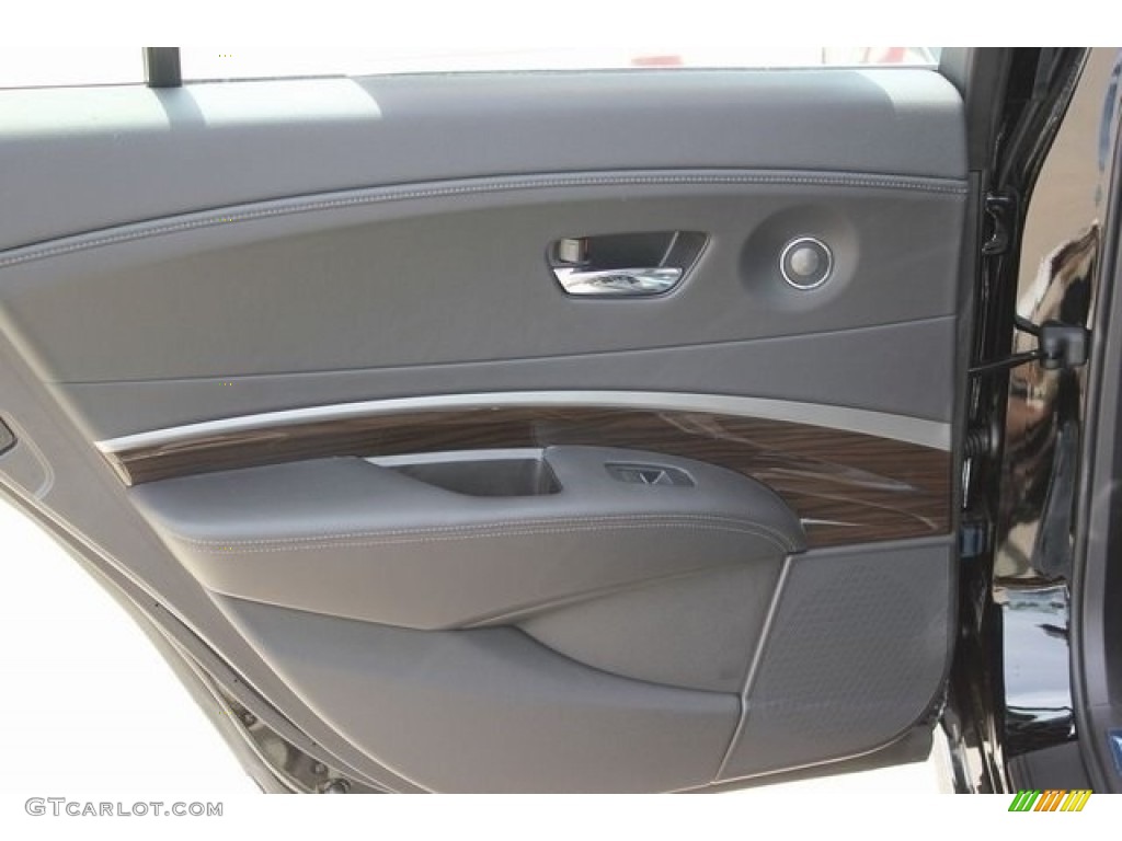 2017 Acura RLX Technology Ebony Door Panel Photo #116863515