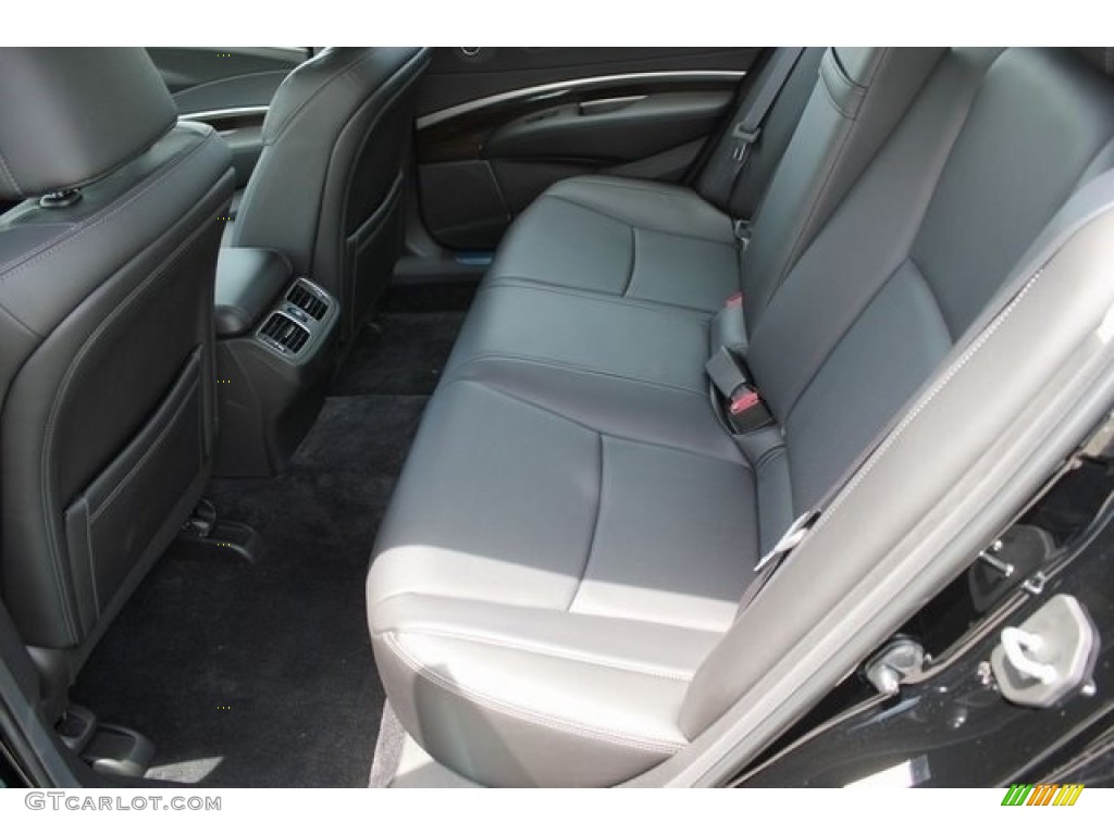 Ebony Interior 2017 Acura RLX Technology Photo #116863533