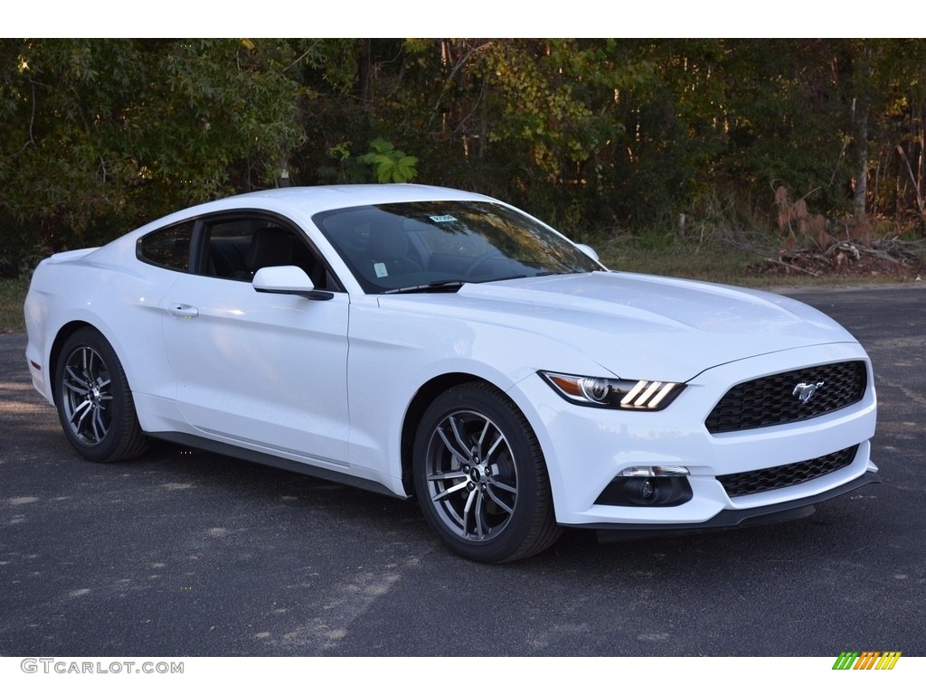 2017 Mustang Ecoboost Coupe - Oxford White / Ebony photo #1