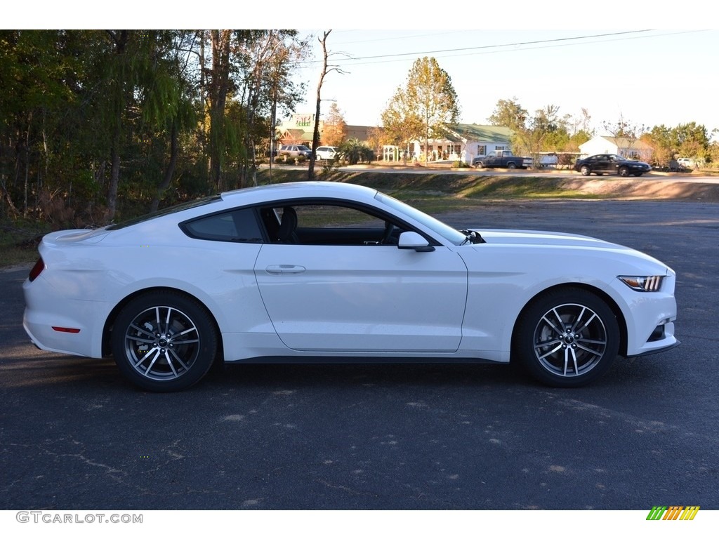 2017 Mustang Ecoboost Coupe - Oxford White / Ebony photo #2