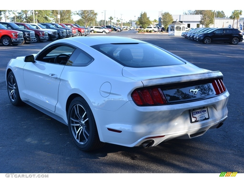 2017 Mustang Ecoboost Coupe - Oxford White / Ebony photo #6