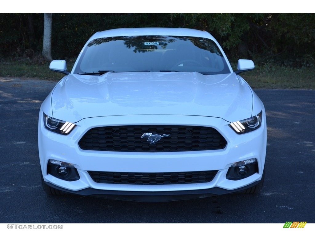 2017 Mustang Ecoboost Coupe - Oxford White / Ebony photo #9
