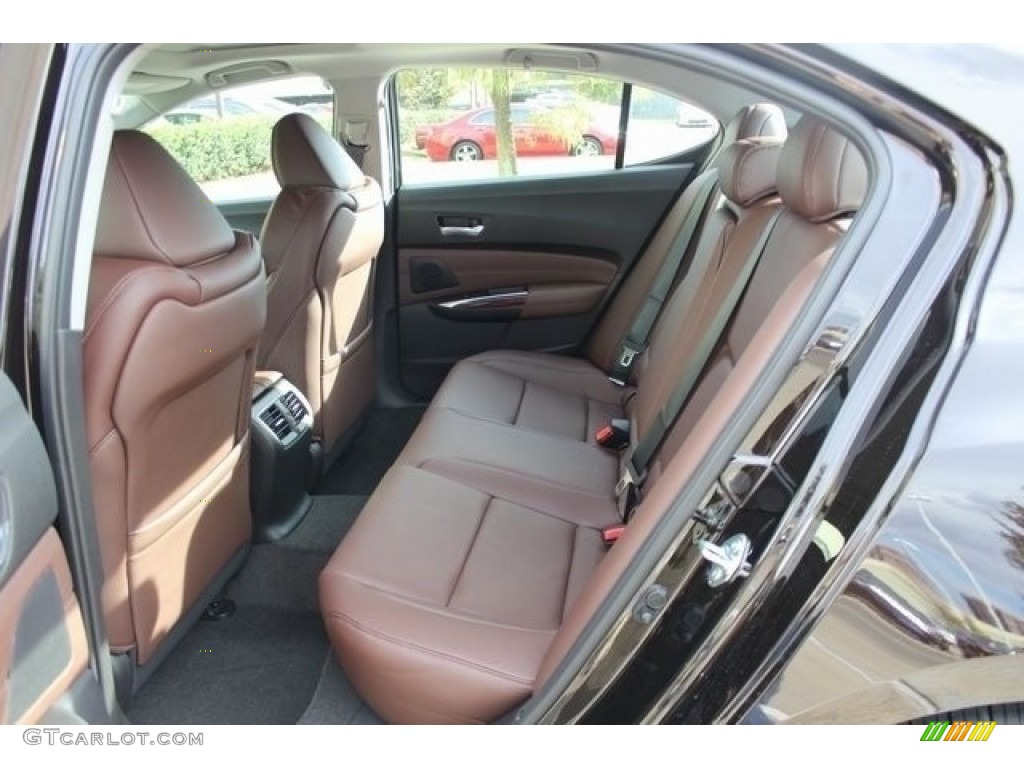 Espresso Interior 2017 Acura TLX V6 Advance Sedan Photo #116869521