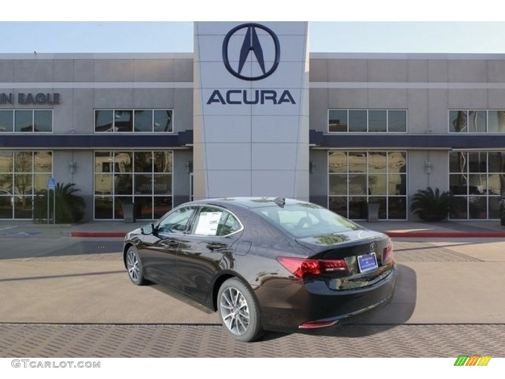 2017 TLX V6 Technology Sedan - Crystal Black Pearl / Parchment photo #5