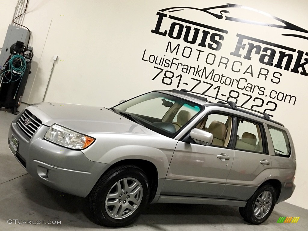 2007 Forester 2.5 X L.L.Bean Edition - Crystal Gray Metallic / Desert Beige photo #8