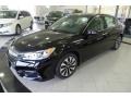 2017 Crystal Black Pearl Honda Accord Hybrid Sedan  photo #1