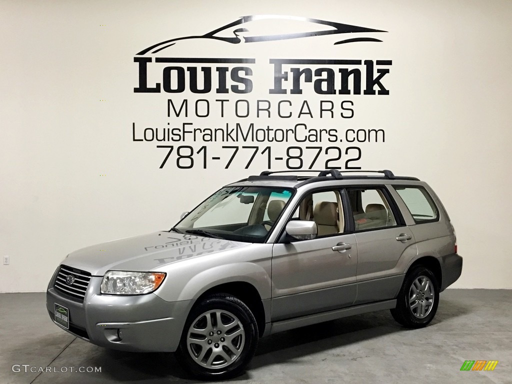 2007 Forester 2.5 X L.L.Bean Edition - Crystal Gray Metallic / Desert Beige photo #46