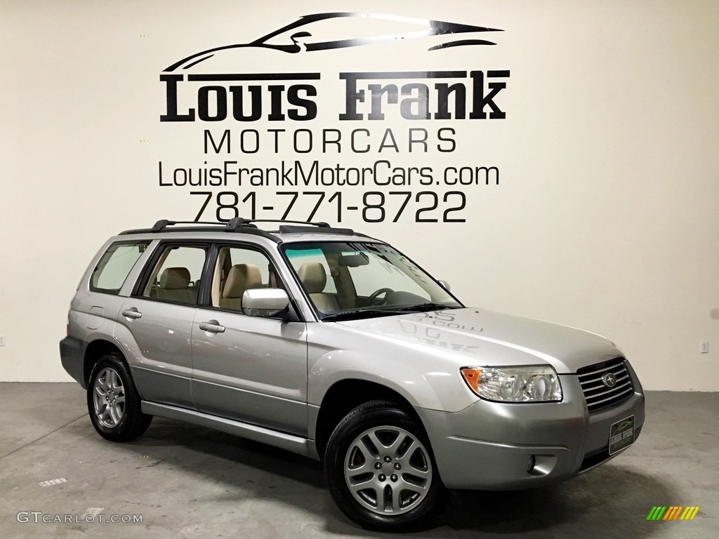 2007 Forester 2.5 X L.L.Bean Edition - Crystal Gray Metallic / Desert Beige photo #47