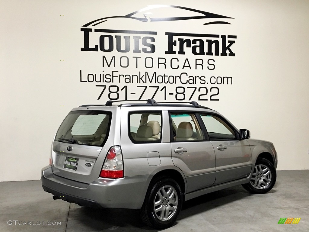 2007 Forester 2.5 X L.L.Bean Edition - Crystal Gray Metallic / Desert Beige photo #49