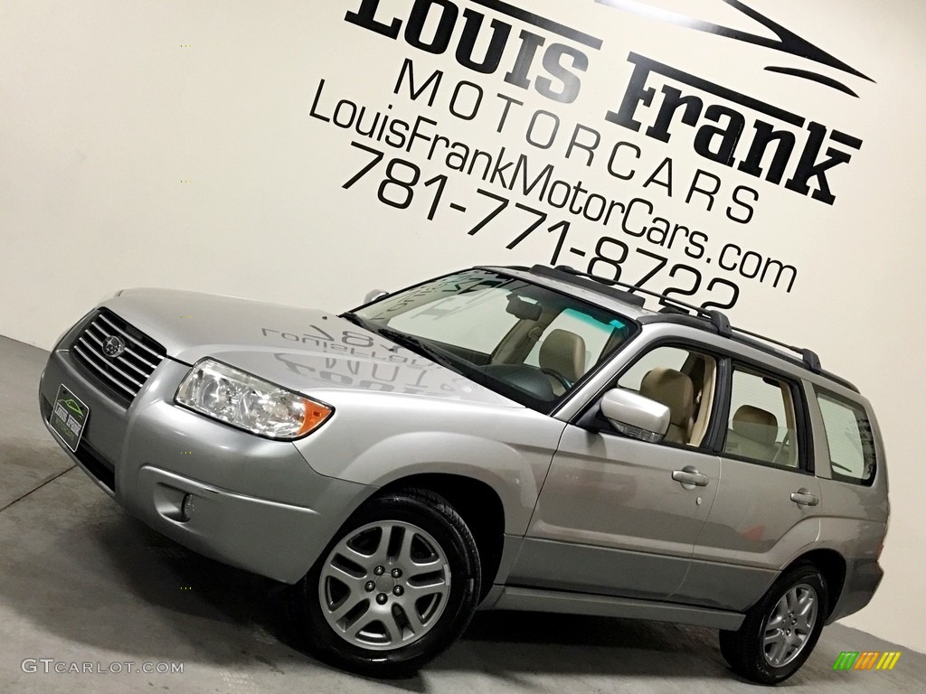 2007 Forester 2.5 X L.L.Bean Edition - Crystal Gray Metallic / Desert Beige photo #54