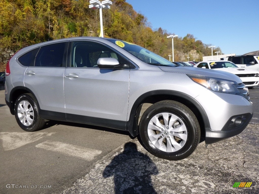 2014 CR-V EX AWD - Alabaster Silver Metallic / Gray photo #8