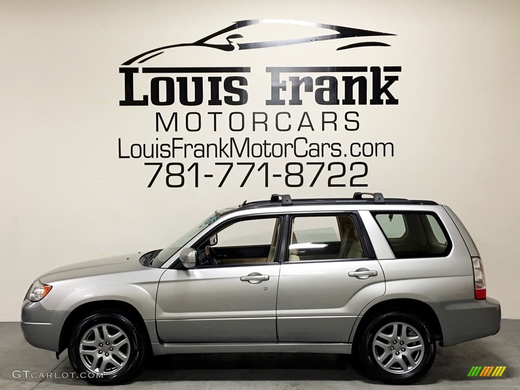 2007 Forester 2.5 X L.L.Bean Edition - Crystal Gray Metallic / Desert Beige photo #55