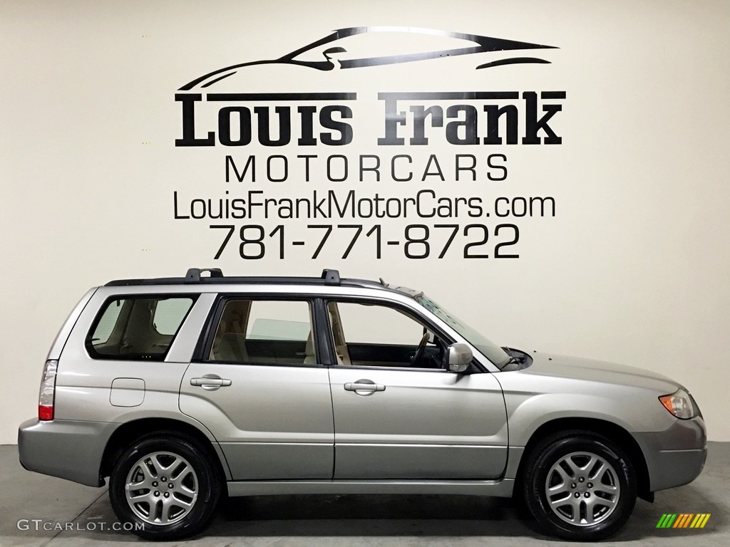 2007 Forester 2.5 X L.L.Bean Edition - Crystal Gray Metallic / Desert Beige photo #56