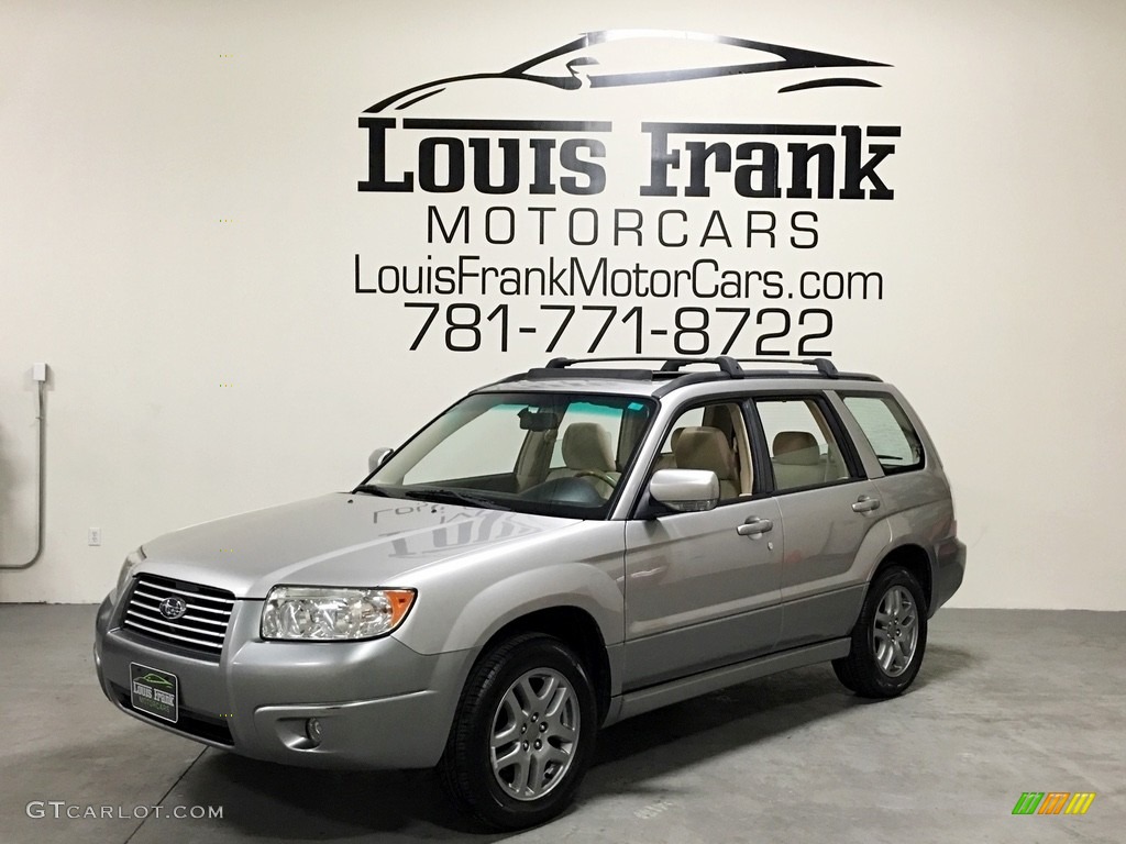 2007 Forester 2.5 X L.L.Bean Edition - Crystal Gray Metallic / Desert Beige photo #57
