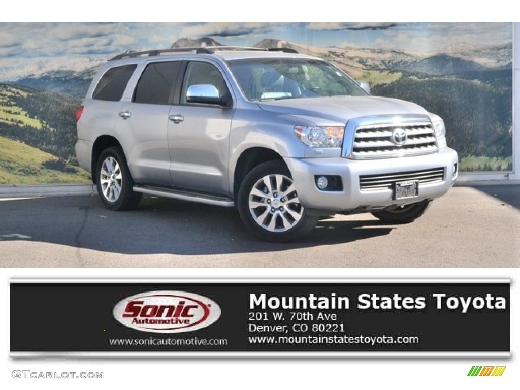 2012 Sequoia Limited 4WD - Silver Sky Metallic / Graphite Gray photo #1