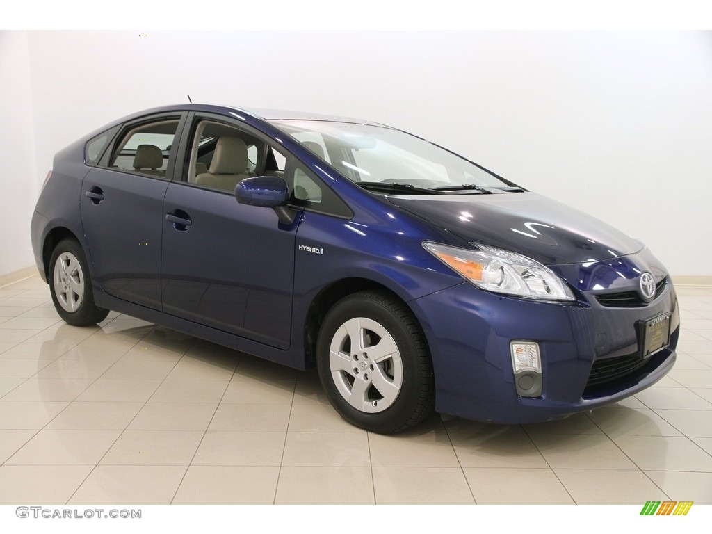 2010 Prius Hybrid II - Blue Ribbon Metallic / Bisque photo #1