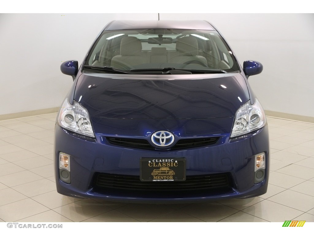 2010 Prius Hybrid II - Blue Ribbon Metallic / Bisque photo #2