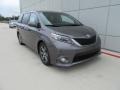 2017 Predawn Gray Mica Toyota Sienna SE  photo #2