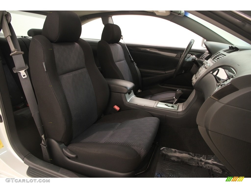 2005 Solara SE V6 Coupe - Arctic Frost Pearl White / Dark Stone photo #14