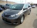 2017 Predawn Gray Mica Toyota Sienna LE  photo #1