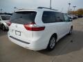 2017 Super White Toyota Sienna LE  photo #2