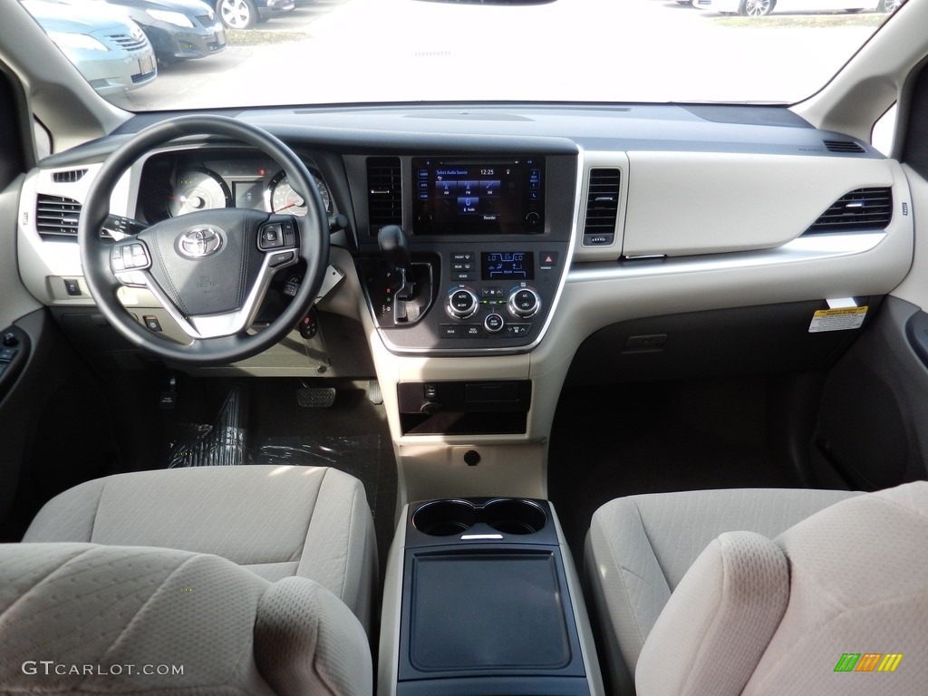 2017 Toyota Sienna LE Dark Bisque Dashboard Photo #116877332