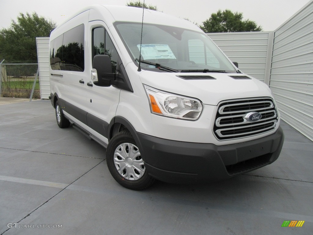 Oxford White 2017 Ford Transit Wagon XLT 350 MR Long Exterior Photo #116877470