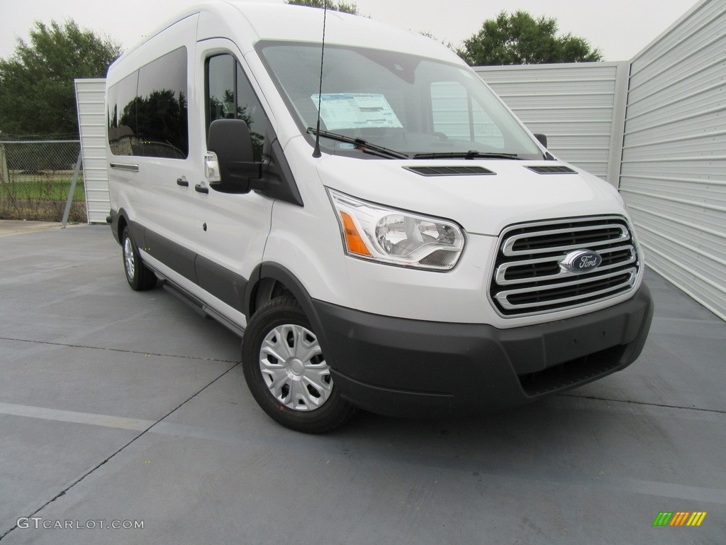 Oxford White 2017 Ford Transit Wagon XLT 350 MR Long Exterior Photo #116877503