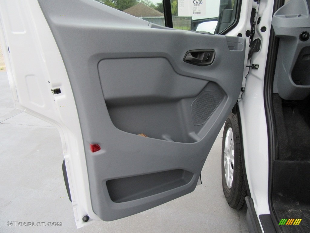 2017 Ford Transit Wagon XLT 350 MR Long Charcoal Black Door Panel Photo #116877983