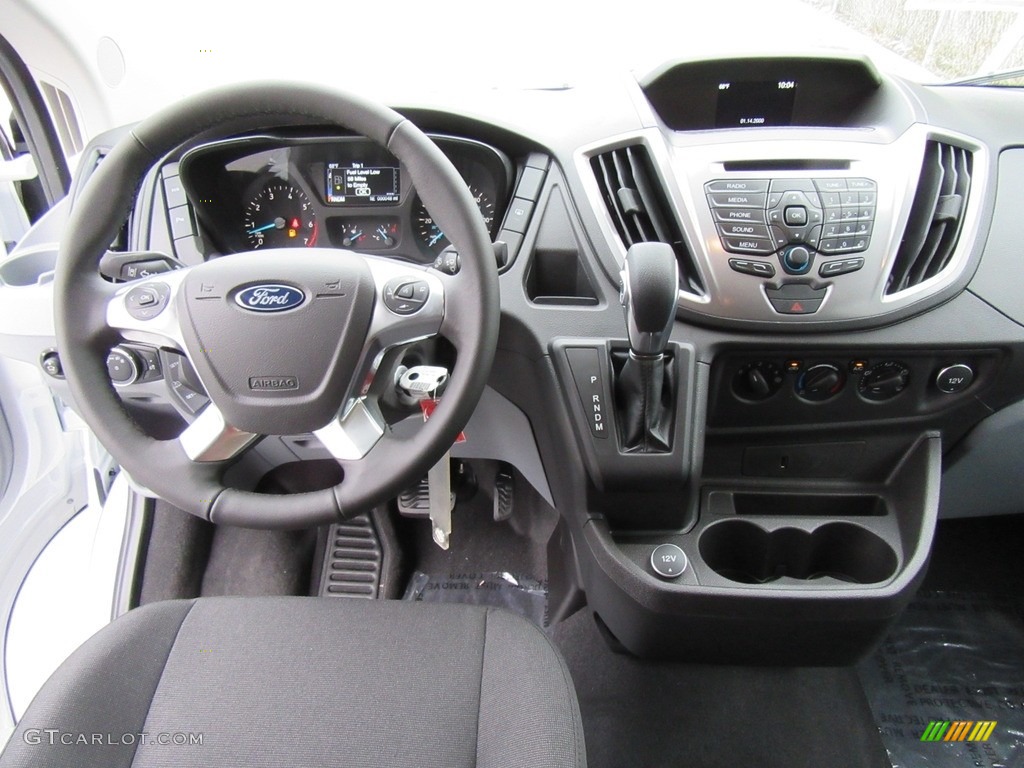 2017 Ford Transit Wagon XLT 350 MR Long Charcoal Black Dashboard Photo #116878103