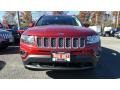 2017 Deep Cherry Red Crystal Pearl Jeep Compass High Altitude 4x4  photo #2