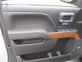 High Country Jet Black/Medium Ash Gray Door Panel Photo for 2017 Chevrolet Silverado 1500 #116880518