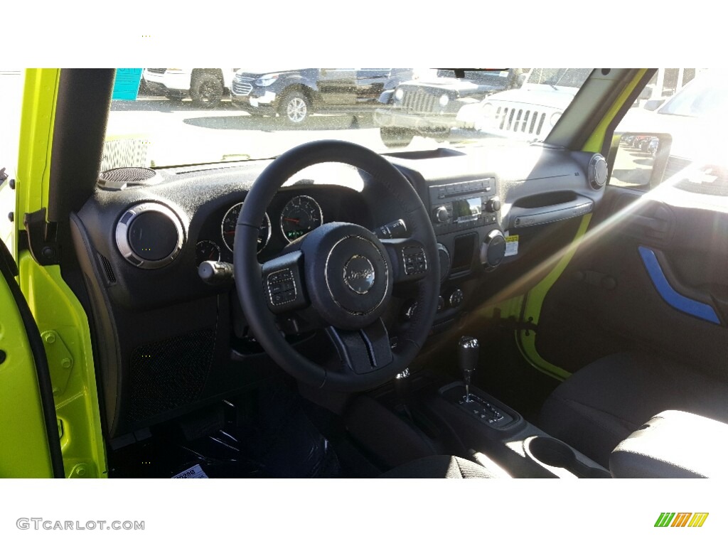 2017 Wrangler Sport 4x4 - Hypergreen / Black photo #9