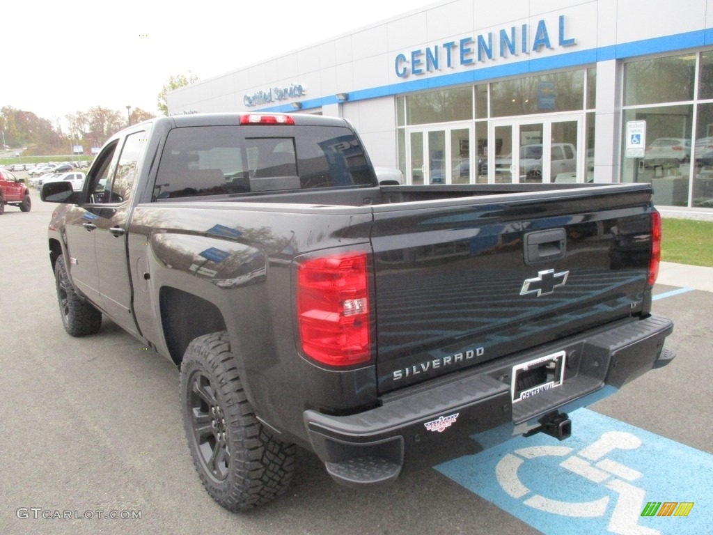 2017 Silverado 1500 LT Double Cab 4x4 - Black / Jet Black photo #4