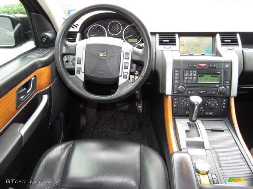 2008 Range Rover Sport HSE - Zermatt Silver Metallic / Ebony Black photo #13