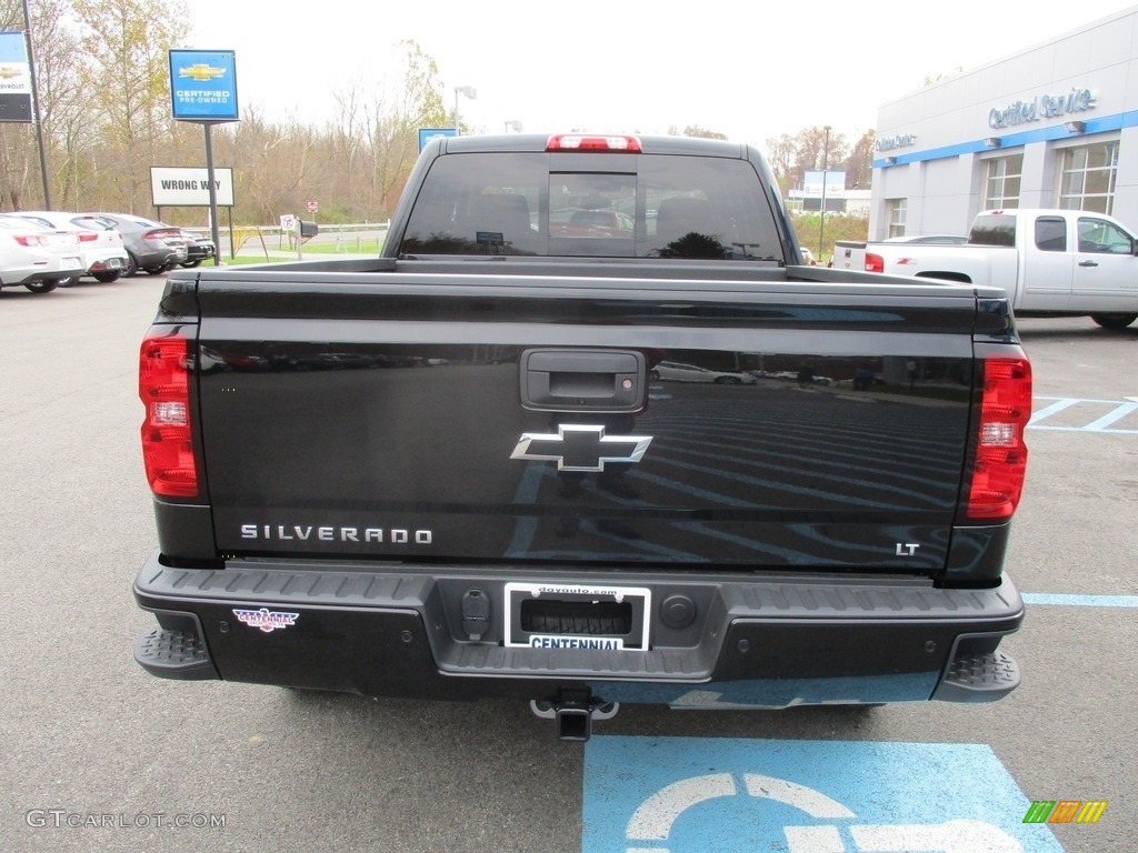 2017 Silverado 1500 LT Double Cab 4x4 - Black / Jet Black photo #5