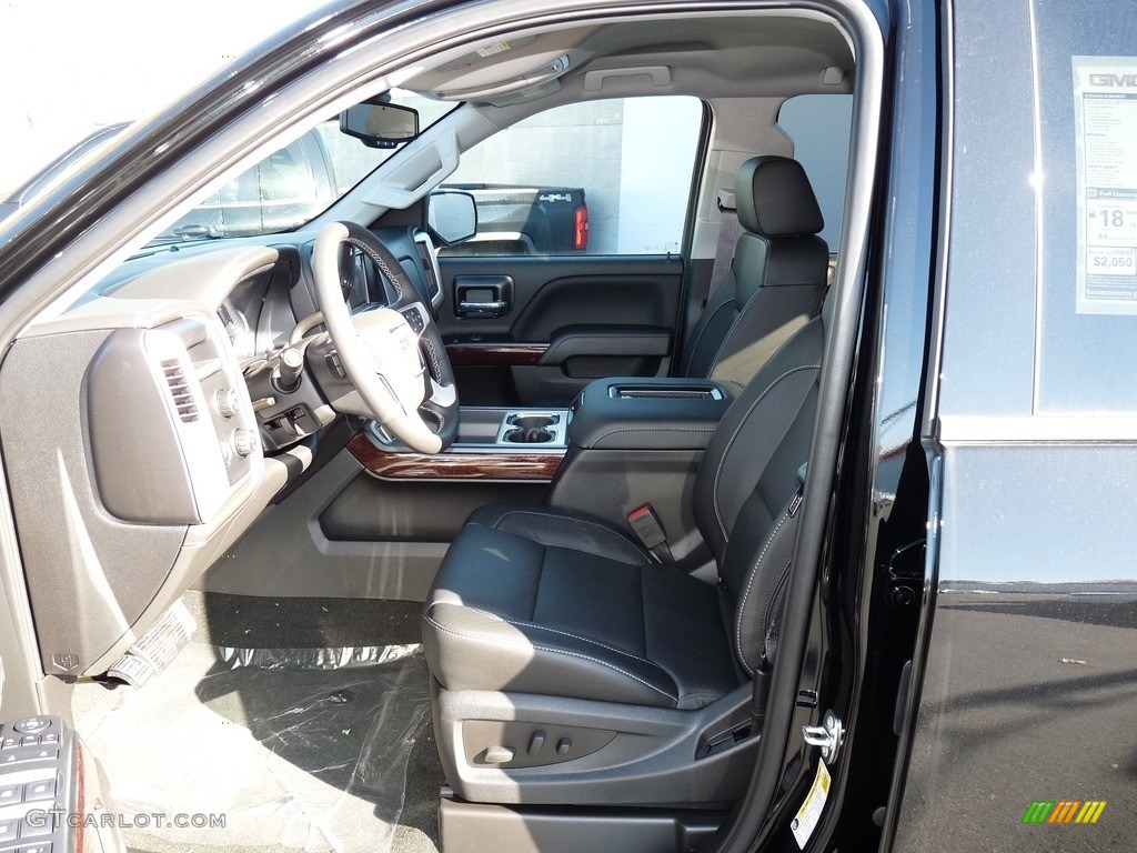 2017 Sierra 1500 SLT Double Cab 4WD - Onyx Black / Jet Black photo #6