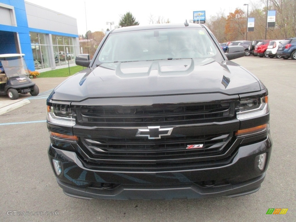 2017 Silverado 1500 LT Double Cab 4x4 - Black / Jet Black photo #10