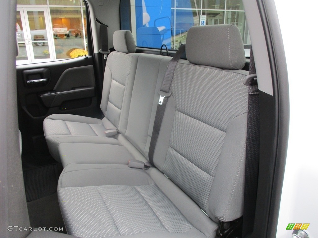 2017 Chevrolet Silverado 1500 WT Double Cab 4x4 Rear Seat Photo #116882045