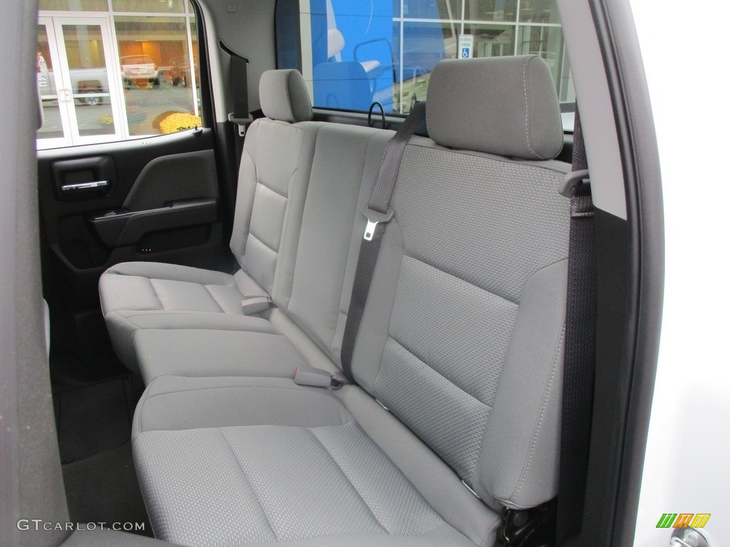 Dark Ash/Jet Black Interior 2017 Chevrolet Silverado 1500 WT Double Cab 4x4 Photo #116882045