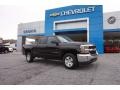 2017 Black Chevrolet Silverado 1500 LT Double Cab  photo #1