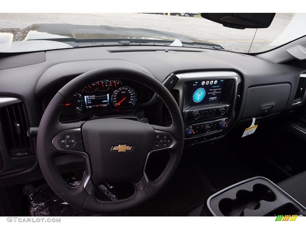 2017 Silverado 1500 LT Double Cab - Black / Jet Black photo #10