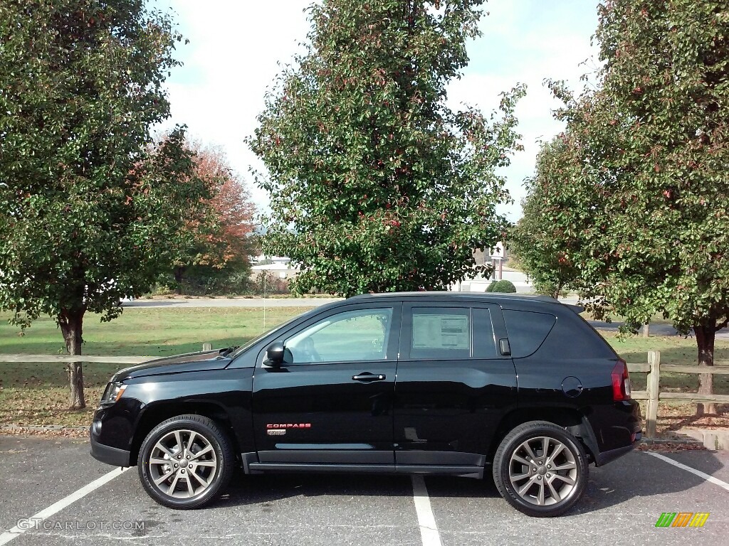 Black 2017 Jeep Compass 75th Anniversary Edition Exterior Photo #116883968