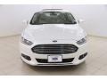 2014 White Platinum Ford Fusion Titanium AWD  photo #2